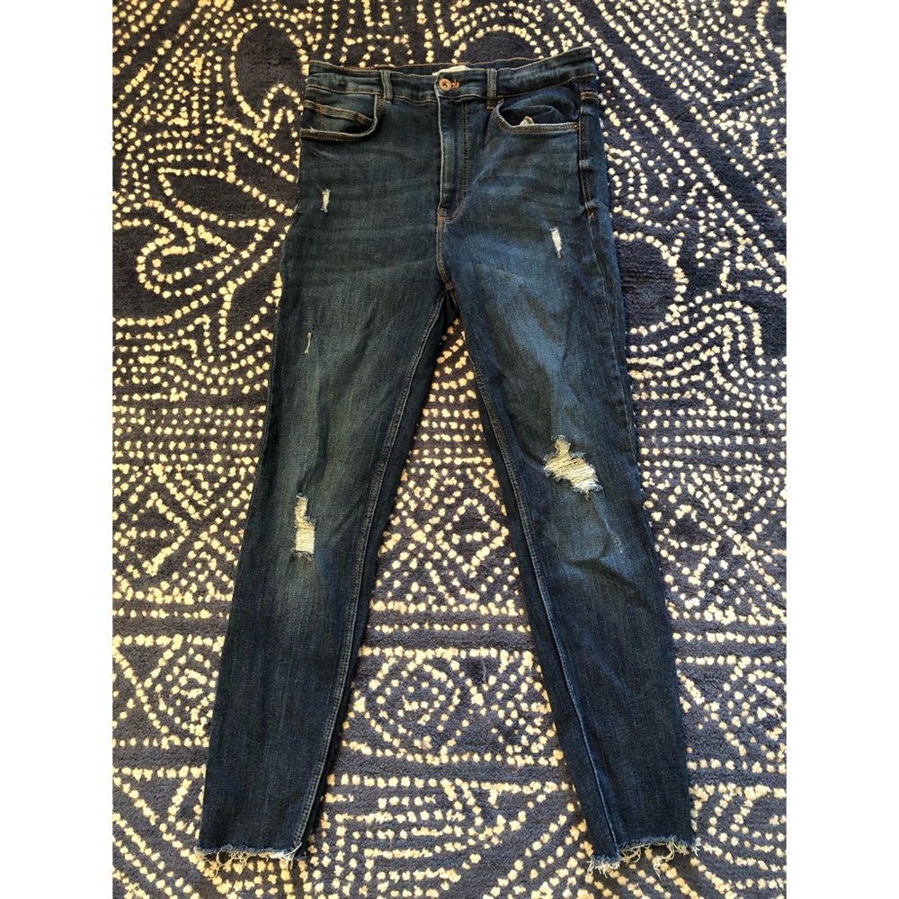Zara Distressed Skinny Jeans